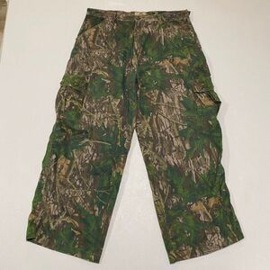 Mossy Oak Break-Up Leaf Camo Cargo Pants Men’s Hunting Outdoors